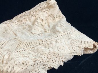 Antique Lace Doily Tablecloth