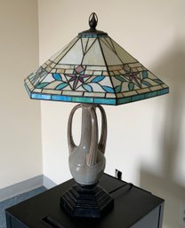 Lamp With Tiffany Style Shade