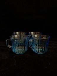 Blue Tinted Espresso Mugs