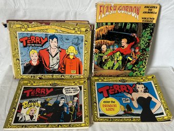 Comic Book Cempendium Grouping- Terry And The Pirates And Flash Gordon