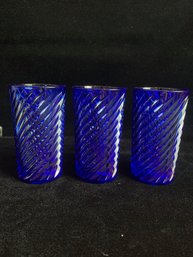 Blue Juice Glasses