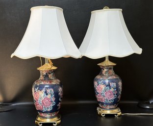 An Elegant Pair Of Matching Table Lamps