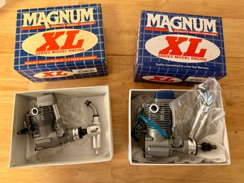 Pair Of Magnum XL RC Engines - Model 52 & 91