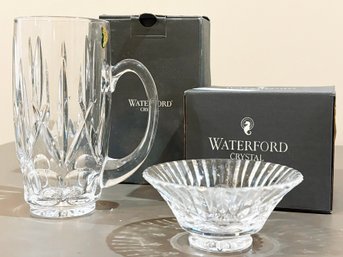 Waterford Crystal - A Pitcher And Nut Bowl