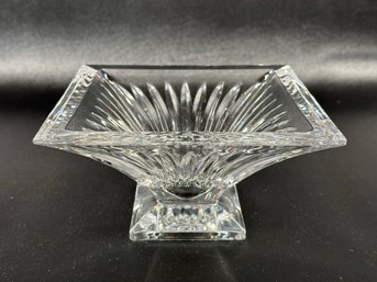 Vintage Waterford Crystal: A Stunning Square Footed Bowl, Clarion Pattern