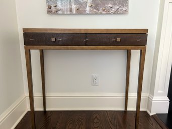 Faux Shagreen Console ( 2 Of 2)