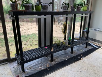 Large Plant Stand With Lights