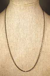 Fine Italian Sterling Silver Chain Necklace 17' Long