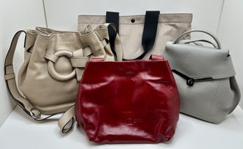 4 Handbags: Botkier, Kisim Of Israel, Sequoia & Uniqlo