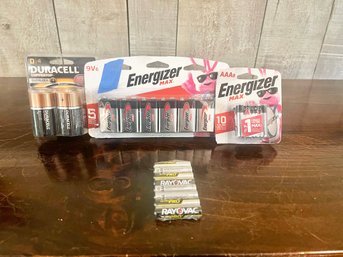 4 Packs Of Unopened Various Size Batteries