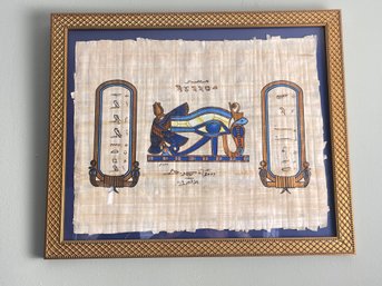 Egyptian Pharaohs Eye Papyrus Hand Painting