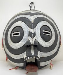 Vintage Kifwebe Mask From The Hembe People Of Ghana, Africa