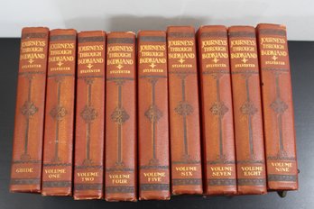 9 Vol Red 1932 Journeys Through Bookland