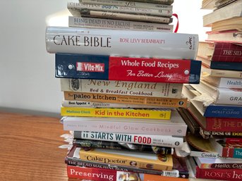 Large Group Of Cook Books