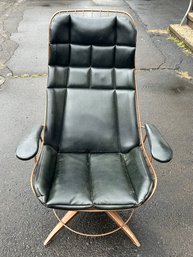 Rare Original 1960 Mid Century Modern HOMECREST WIRE FRAME LOUNGE CHAIR