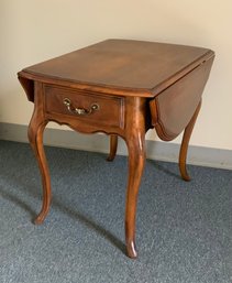 Beautiful Ethan Allen Country French Drop Leaf End Table