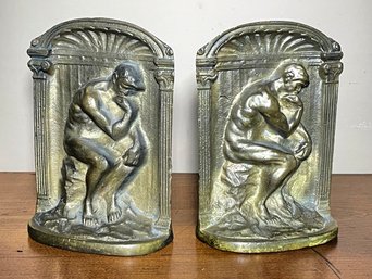 Vintage Bronze Bookends