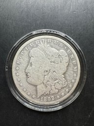 1892-O Morgan Silver Dollar