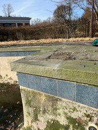A Collection Of 3.5' Thick Pool Coping Stones - Loosen Easily