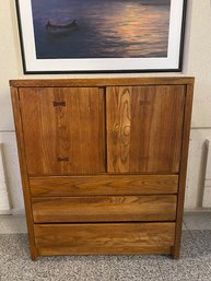 Vintage Conant Ball Solid Wood Highboy Dresser