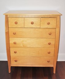 Seven Drawer Maple Tall Bedroom Dresser By Tracers Furniture Inc. Canada