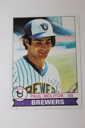 1979 Paul Molitor Brewers Baseball Card
