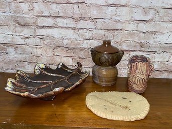 Collection Of Unique Outsider Studio Pottery