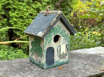 A Wonderful Hand-Painted Wooden Bird House