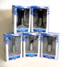 Iot Of Five New In Packaging 12 In 1 Multi Tool Flashlights