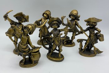 6 Metal  Children Pirates