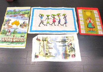 4 Souvenir Tea Towels Jamaica Australia Southwest