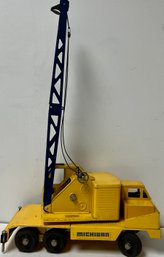 Vintage Nylint Toys - Crane Michigan - Pressed Steel - Model Authorised By Clark Equipment Co - 16.5 Long