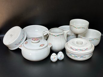 An Assortment Of Vintage Ceramics By Hall's Superior Kitchenware