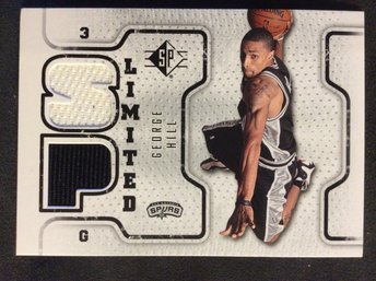 2008-09 Upper Deck SP Limited George Hill Dual Jersey Relic