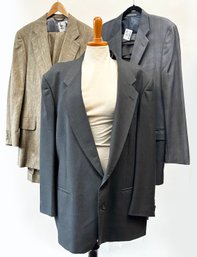 Wool Suits By Hickey Freeman, Nino Cerruti, Paul Stuart,