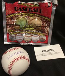 Tristar Kyle Drabek Autographed Baseball - K