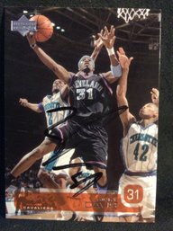 2002-03 Upper Deck Ricky Davis Autographed Card - K