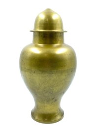 Large Brass Urn W/ Lid