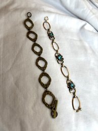 Pair Of Vintage Bracelets, One 12k Gold Filled
