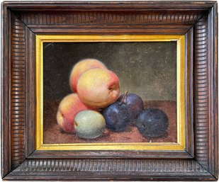 A Mid 19th Century Oil On Canvas Still Life Attributed To George Henry Durrie (American 1820-1863)