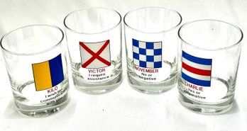 Vintage Up2Code Nautical Glassware