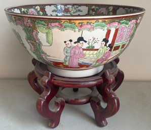 Oriental Bowl On Stand