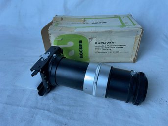 Accura Duplivar Variable Magnification Duplicator For 35mm Slr Cameras