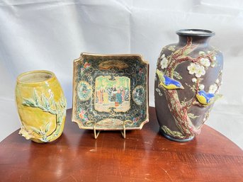 Three Piece Oriental Lot