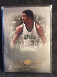 2013 Upper Deck All Time Greats Magic Johnson 118/150 - K