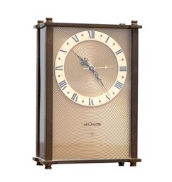 Jaeger-LeCoultre 1960s Brass Musical Table Alarm Clock