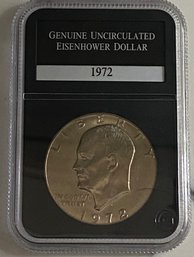 Genuine Uncirculated Eisenhower Dollar- 1972