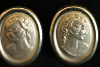 Pair Of 14K Gold Earrings Made In Italy