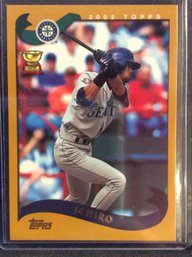 2002 Topps Ichiro Rookie Cup Card - K