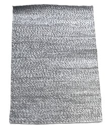 Charcoal Wool Blend 7 X 10' Area Rug
